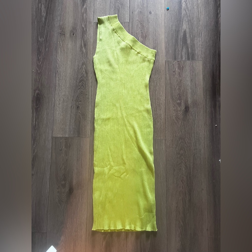 Free People knit one shoulder dress